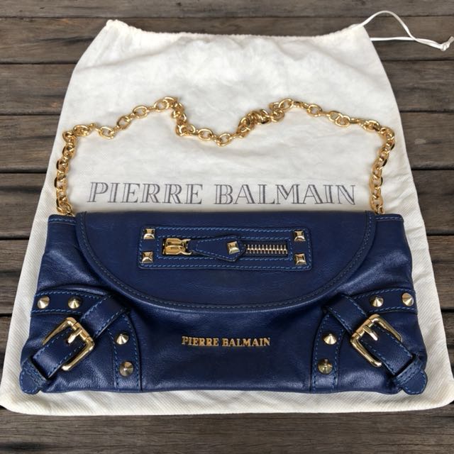 Authentic Pierre Balmain bag leather, Luxury, Bags & Wallets on Carousell