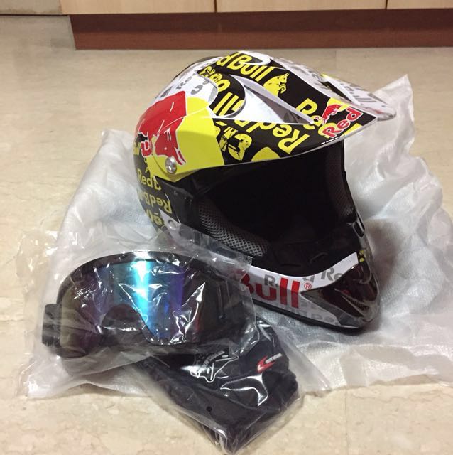 red bull motocross helmet for sale