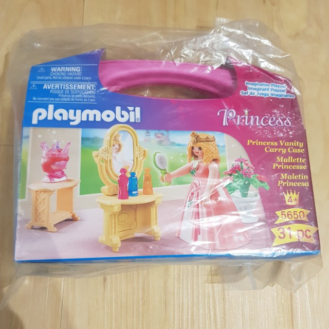 for Kids 4 to 10 Playmobil Princess Vanity Carry Case 5650 