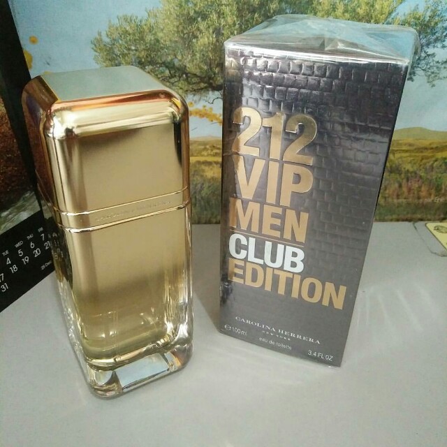 Carolina Herrera 212 Vip Men Club Edition Edt 100ml Kesehatan