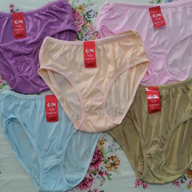 Celana Dalam Wanita Merk Golden Nick Size L Bahan Adem Nyerap