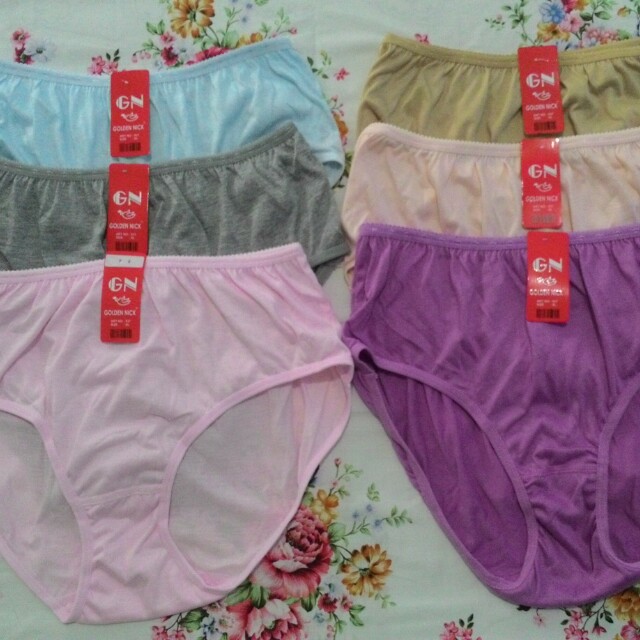 Celana Dalam Wanita Merk Golden Nick Size Xl Bahan Adem Nyerap