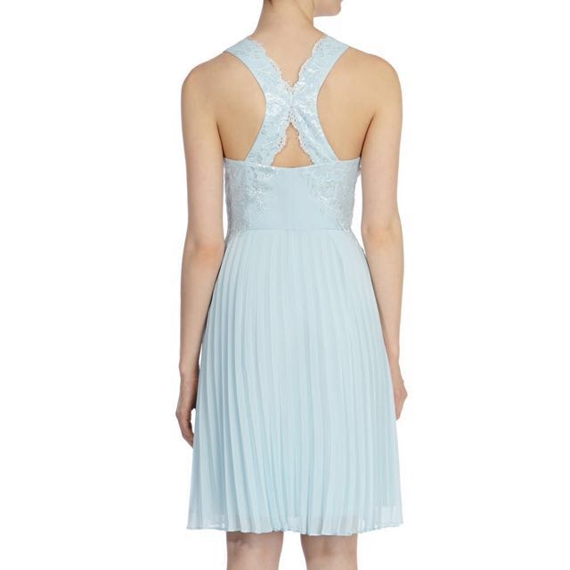 Coast Sadie Midi Dress Light Blue Women s Fashion Dresses Sets Dresses on Carousell
