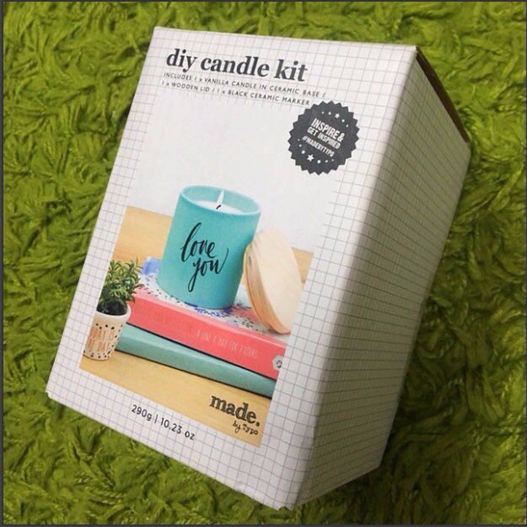 DIY Typo Candle Kit Frankie Blue, Babies & Kids, Bathing & Changing