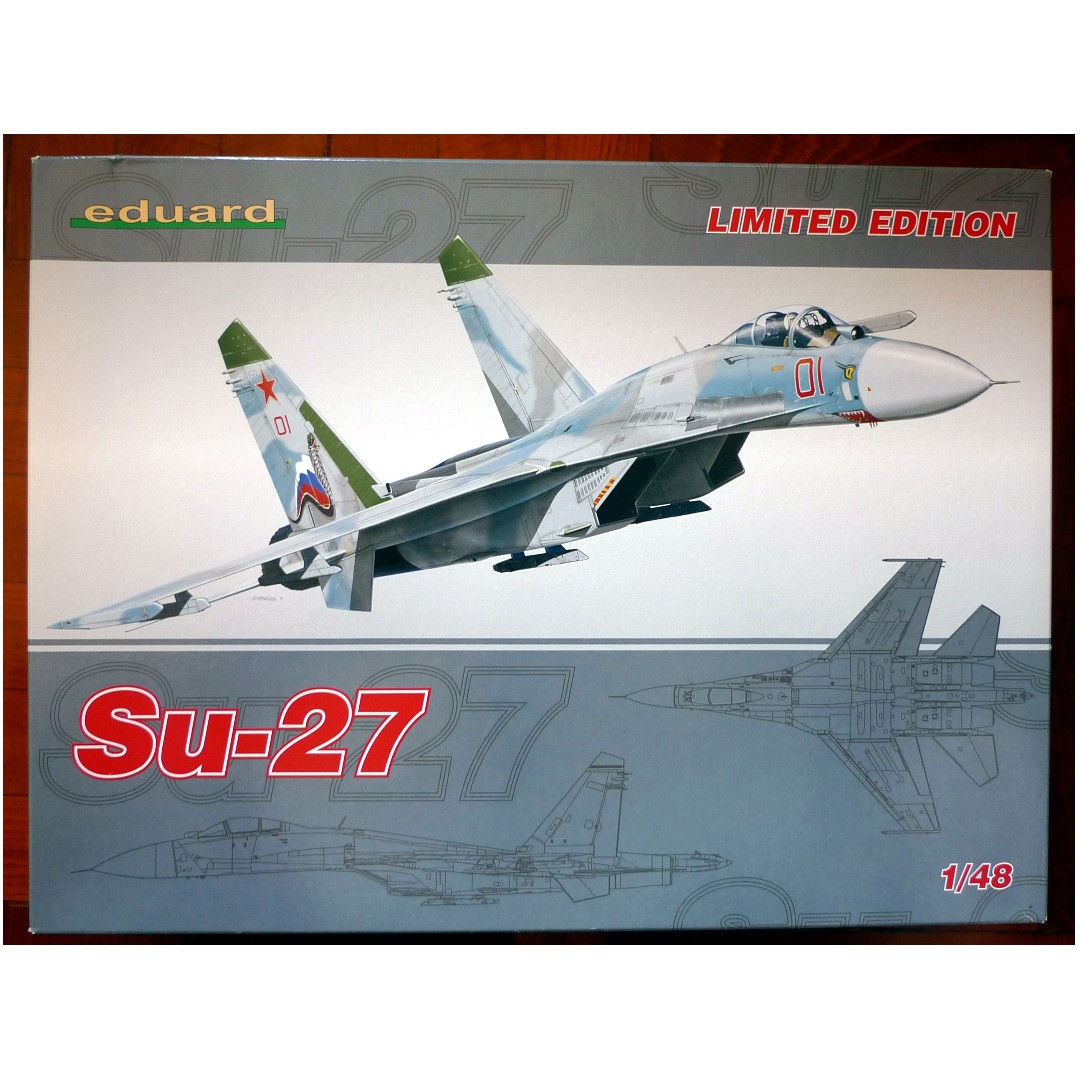 ○蔵出し！ エデュアルド 1167 1/48 スホーイ Su-27 フランカー 