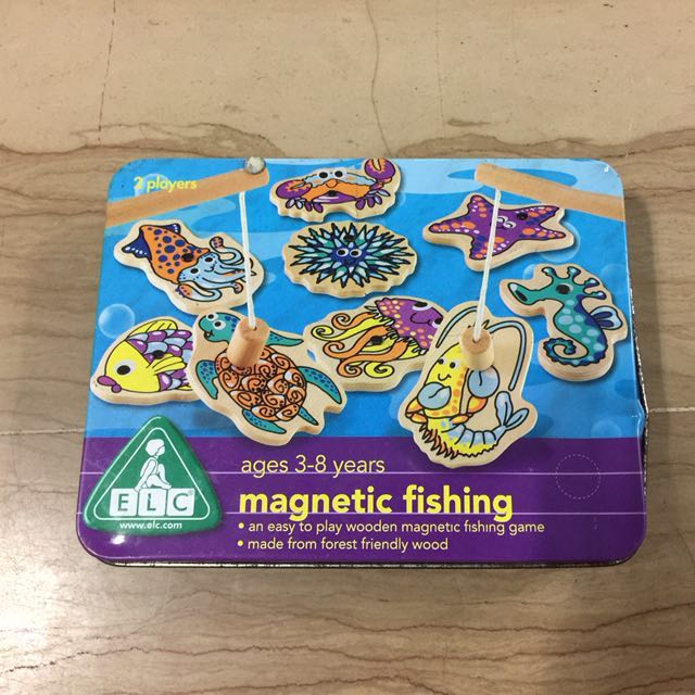 Wooden Magnetic Fishing Game, Hobbies & Toys, Toys & Games on Carousell