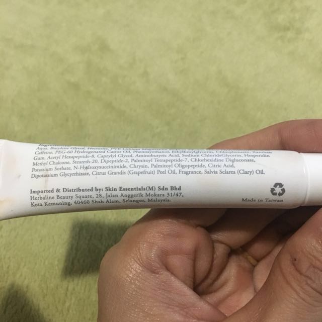 herbaline eye bag lifting cream