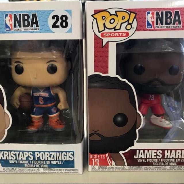 Funko Pop Nba Kristaps Porzingis James Harden Toys Games Toys On Carousell