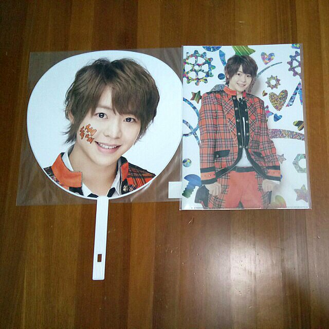Hey Say Jump Countdown Live 15 16 Jumping Carnival Clearfile And Jumbo Uchiwa Arioka Daiki Entertainment J Pop On Carousell