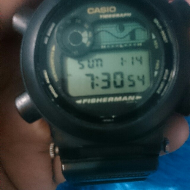 Jam Tangan Second Import Authentic G Shock DW-8600 Fisherman, Fesyen Pria,  Jam Tangan di Carousell
