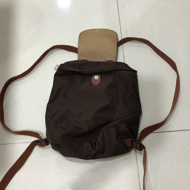 dark brown backpack