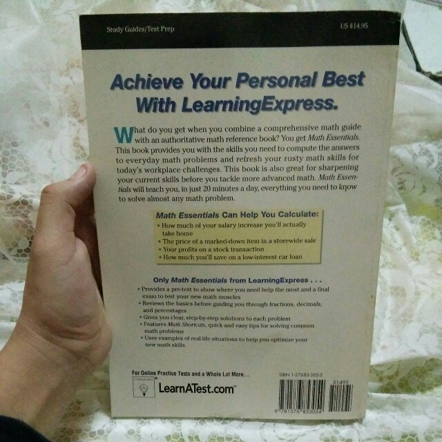 Math Essentials (Category: Travel & Holiday Guides) located in Cebu City. Submitted by mazhaze (Listing ID 149368353, Image 3). Description: Good for High School and Freshies! Also, for adults who's learning Algebra, Basic Mathematics, Calculus and Geometry. Includes many tips and strategies! Pm me for faster transactions! 💖.