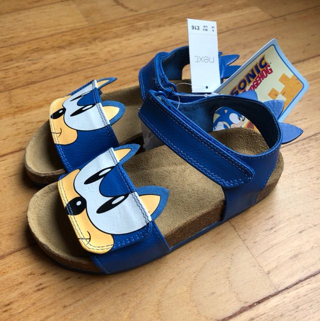 Next Sonic the Hedgehog Corkbed Sandals, Babies u0026 Kids, Babies u0026 Kids  Fashion on Carousell