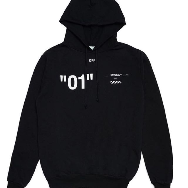 Off White 01 Hoodie Diagonals