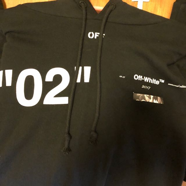 02 off white hoodie