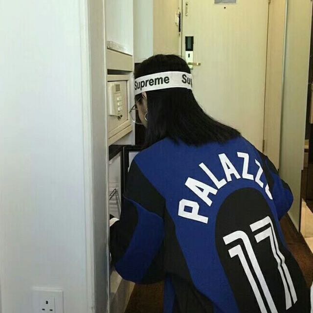 Palace Palazzo Knit Blue/Black