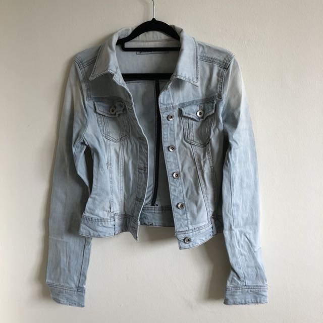 stradivarius jean jacket