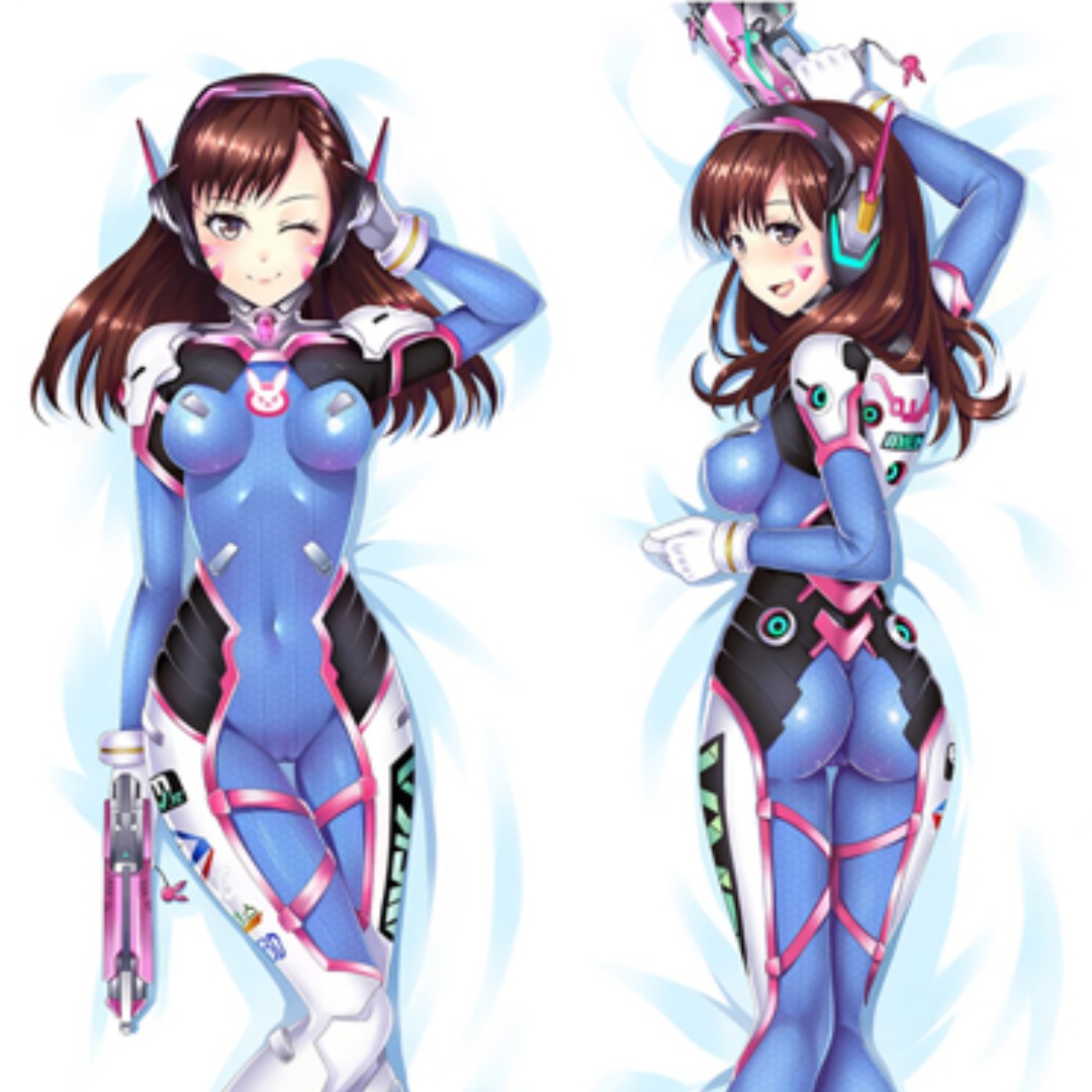 Overwatch Mercy Dva Tracer Dakimakura Cover Bulletin Board 2907