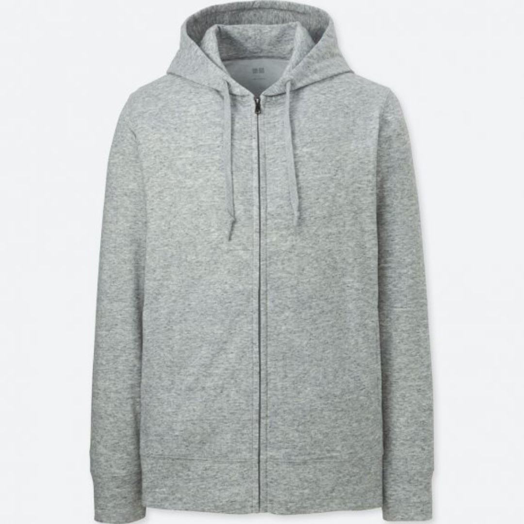 gray hoodie jacket