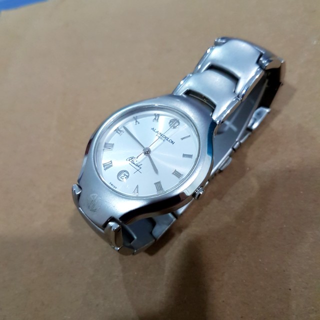 Vintage Alain Delon Sapphire Swiss Watch