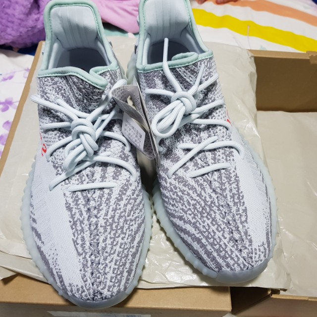 Yeezy beluga blue tint hot sale