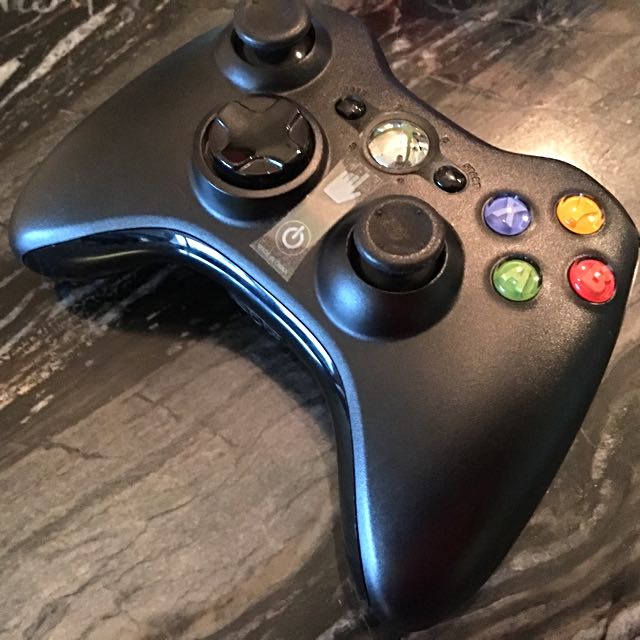 Xbox 360 Wireless Controller With Box And Pc Adaptor Toys Games Video Gaming Gaming Accessories On Carousell