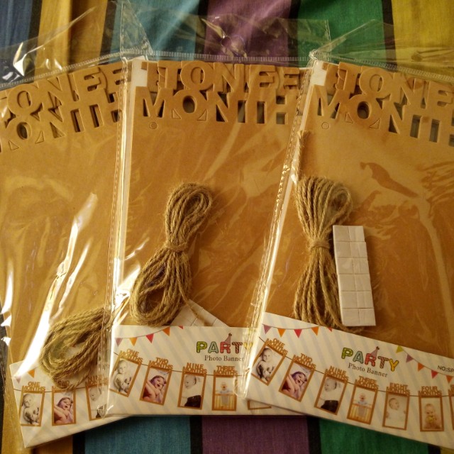 1 To 12 Months Hanging Frame Photo Banner Design Craft