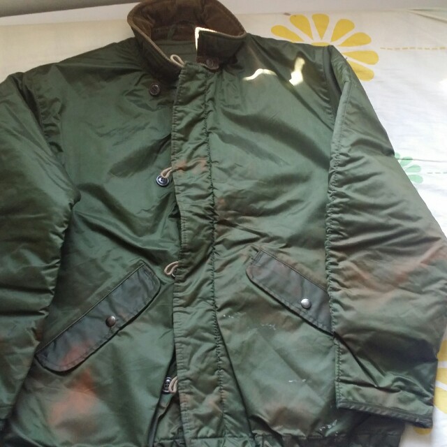 80s u.s A-1 Navy 防水jacket extreme cold weather medium 軍褸古著