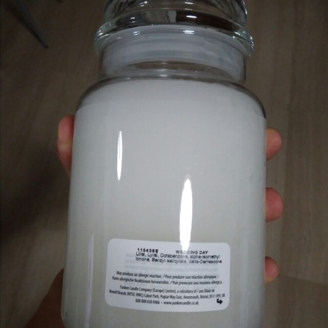 Bn Yankee Candle Wedding Day Large Jar Furniture Home Decor On Carousell