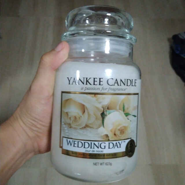 Bn Yankee Candle Wedding Day Large Jar Furniture Home Decor On Carousell