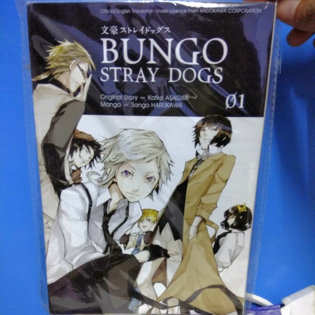 Bungo Stray Dogs Vol 1 3 Kadokawa Gempakstarz Books Stationery