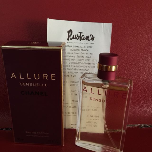 Chanel Allure Sensuelle EDP 100ml, Beauty & Personal Care, Fragrance &  Deodorants on Carousell