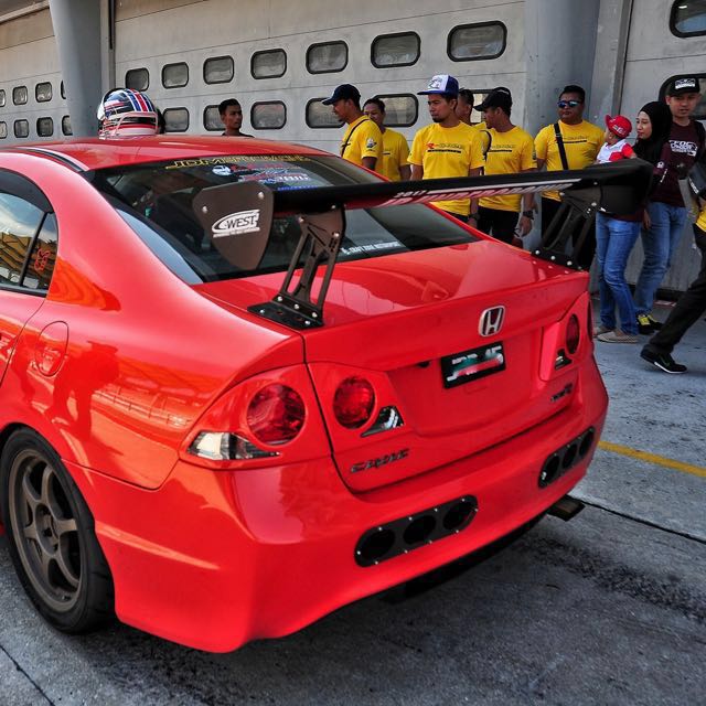 C West Gtii Gt Wing For Honda Civic Fd Car Accessories On Carousell