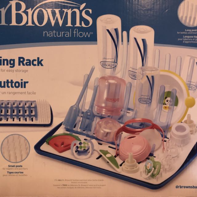 Dr Brown drying rack / Dish Rack, Babies & Kids, Babies & Kids Fashion ...