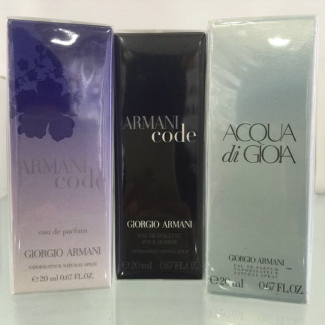 Giorgio Armani Original Perfume 20ml Health Beauty Perfumes