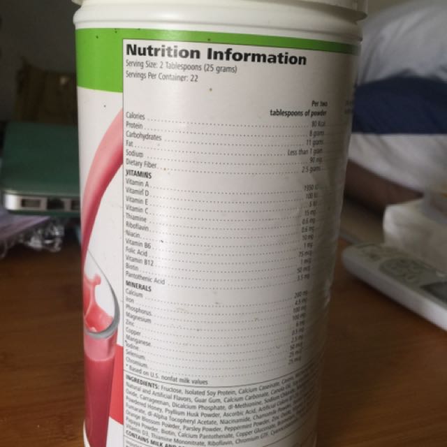 Herbalife Nutritional Shake Mix Wild Berry