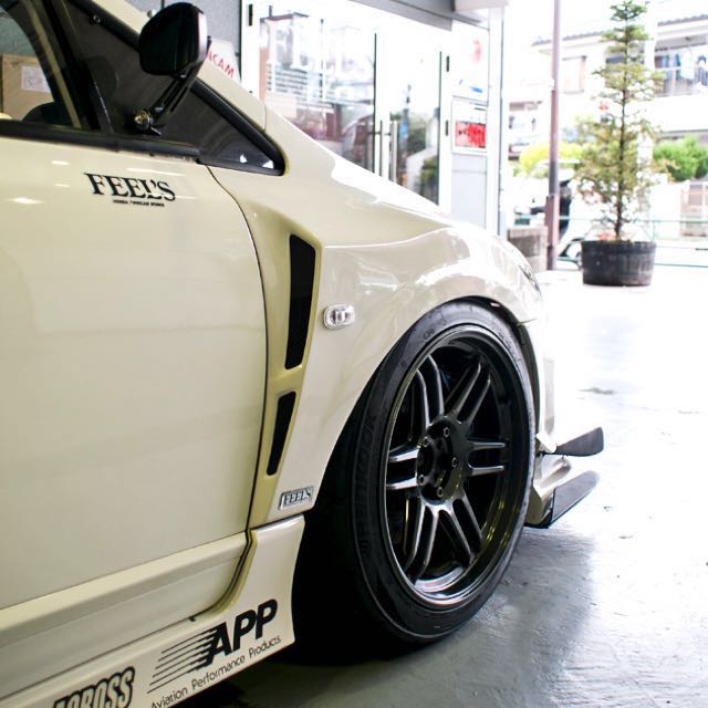 Honda Civic FD FEEL’s Wide Fender CF, Car Accessories on Carousell