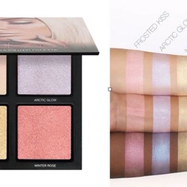 Huda Beauty Winter Highlighter Palette Health Beauty Makeup On