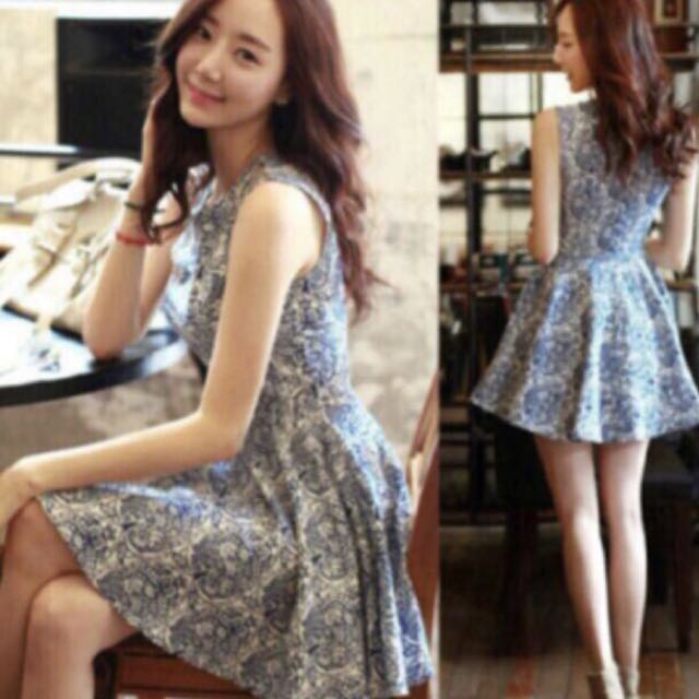 Korean mini dress, Women's Fashion ...