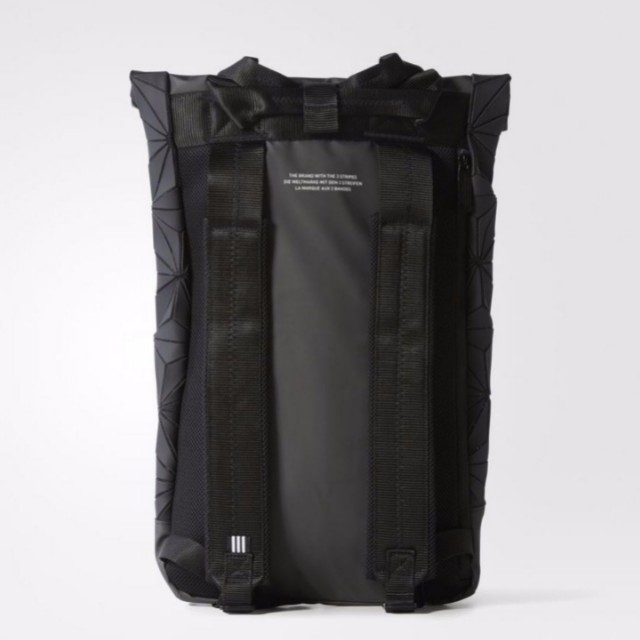 Last 6 instock Issey Miyake 3D Adidas Roll Top Bag Black Luxury Bags Wallets on Carousell