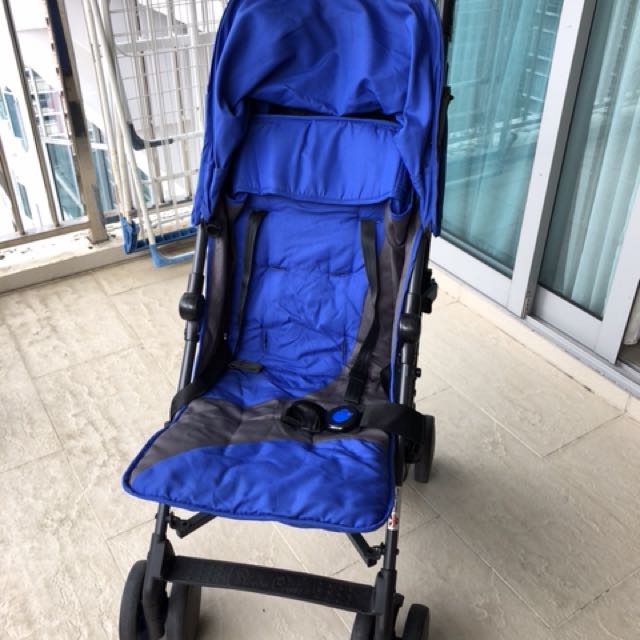silver cross pushchair blue