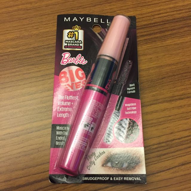 Maybelline Barbie Big Eyes Mascara Contiki2018 Beauty Personal Care Face Face Care on Carousell