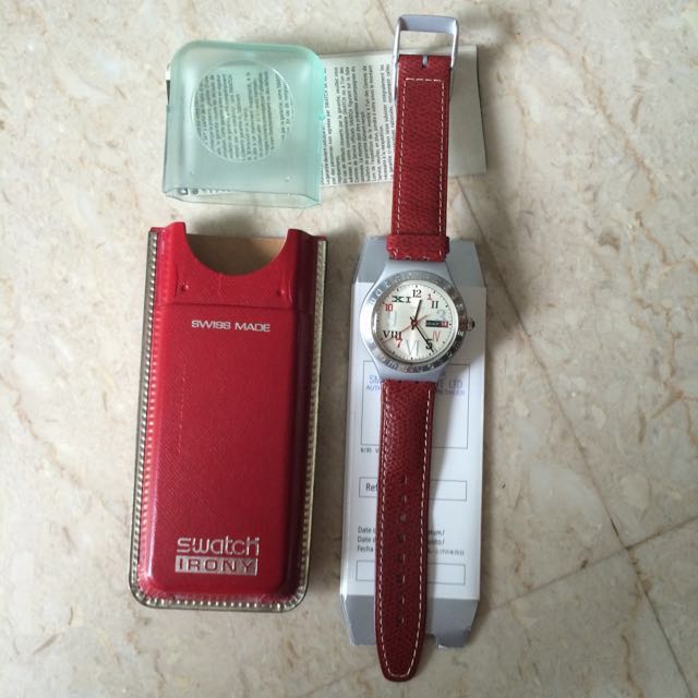 swatch irony aluminium strap