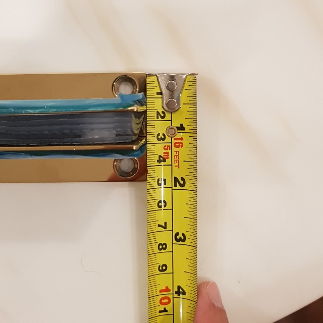 Shower door hinges (gold), Furniture & Home Living, Bathroom & Kitchen