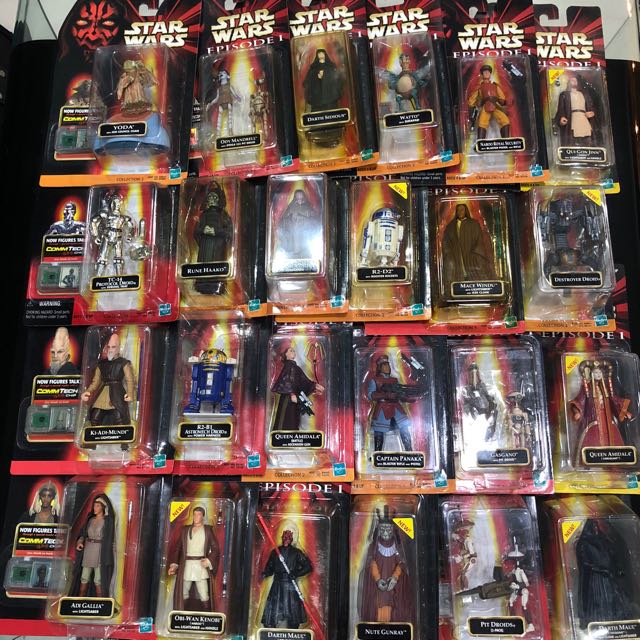 star wars phantom menace action figures