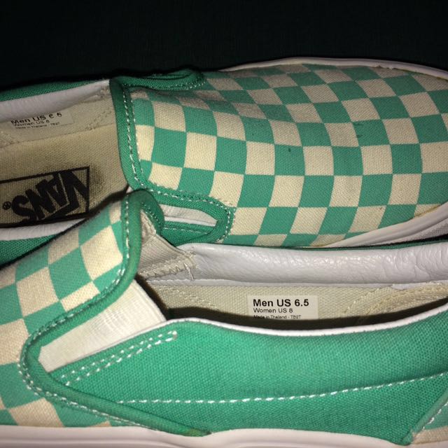 aqua green vans