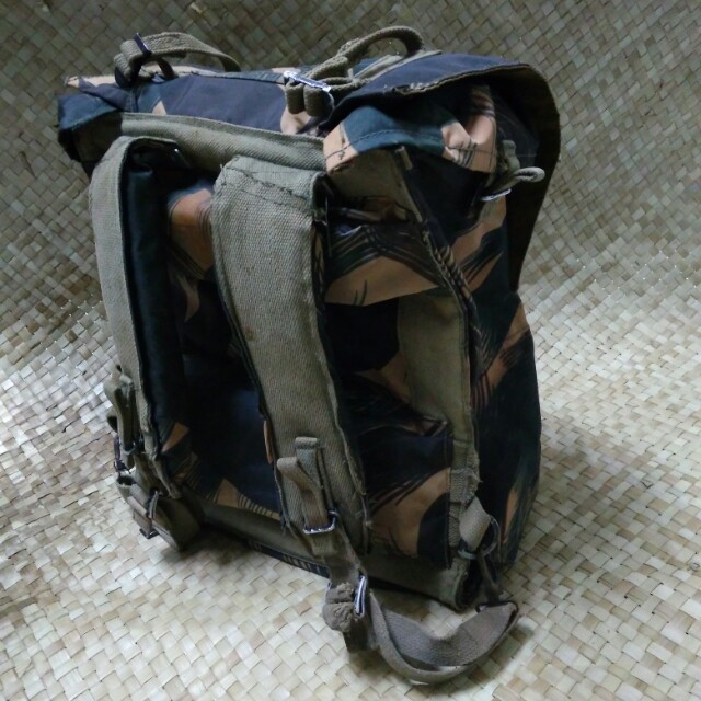 Vintage Malaysian army rucksack