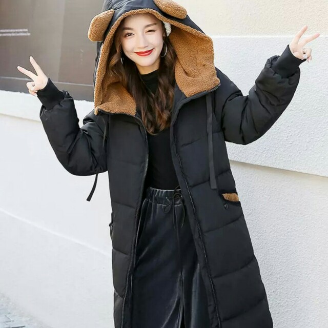 Winter Jacket with Cute Ears BN Women s Fashion Coats Jackets