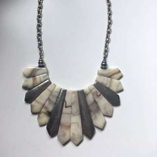 Silver and Shell Necklace