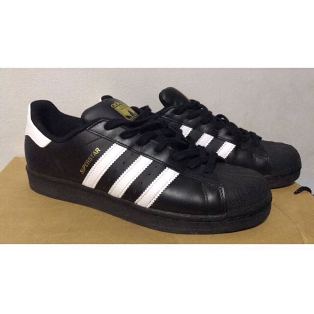superstar foundation shoes black